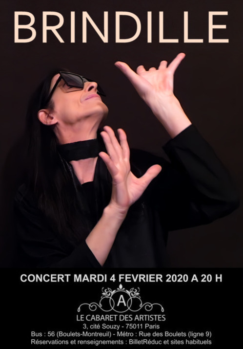 Brindille Concert à L'Artishow Cabaret - Février 2020 - Label de Nuit Productions