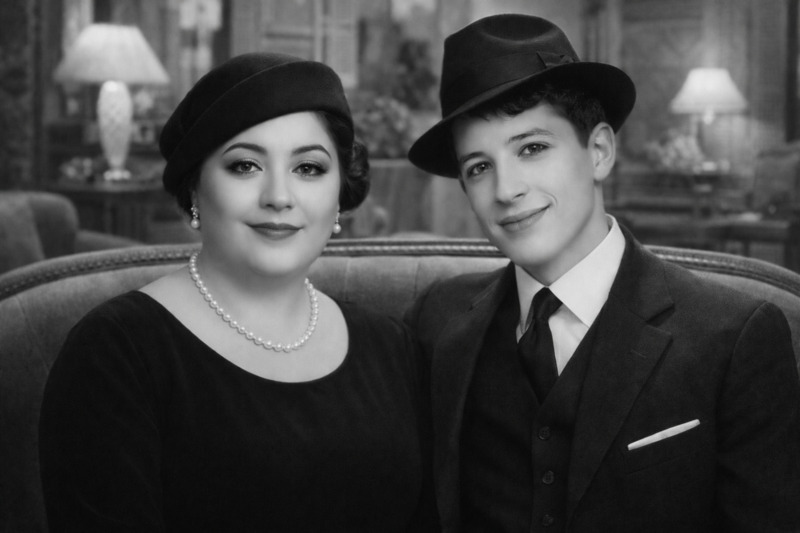 Brindille et... Berthe Sylva dans les années 1920, à Marseille.