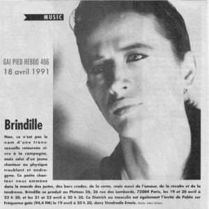BRINDILLE - GAI PIED HEBDO 466 (18 avril 1991)