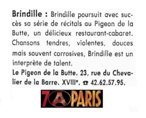 Brindille - 7 à Paris